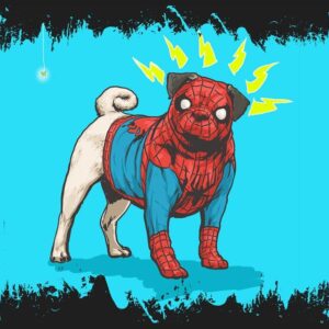 78 Quadro em Lona Cão Aranha