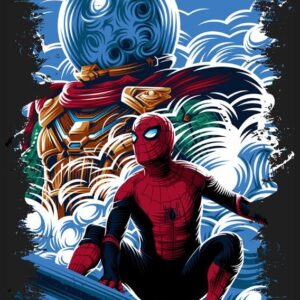 Quadro em Lona Spiderman & Mistério