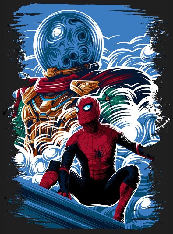 Quadro em Lona Spiderman & Mistério