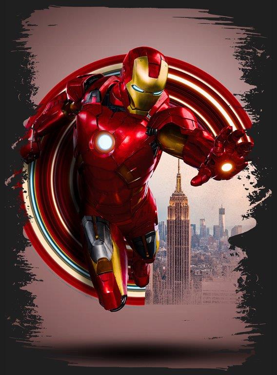 Quadro em Lona Homem de Ferro