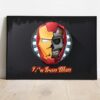 Quadro em Lona Homem de Ferro Caveira