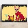 Quadro em Lona Dog de Ferro