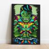Quadro em Lona Hulk Vitral