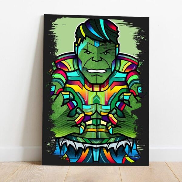 Quadro em Lona Hulk Vitral