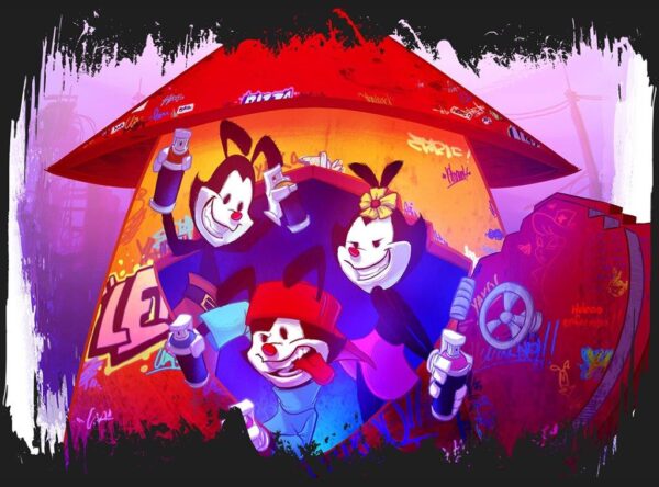 Quadro em Lona Looney Tunes