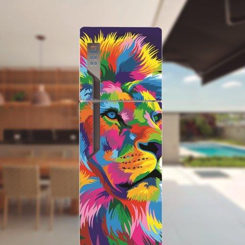 Adesivo para porta de geladeira Animais Arte Cod.1