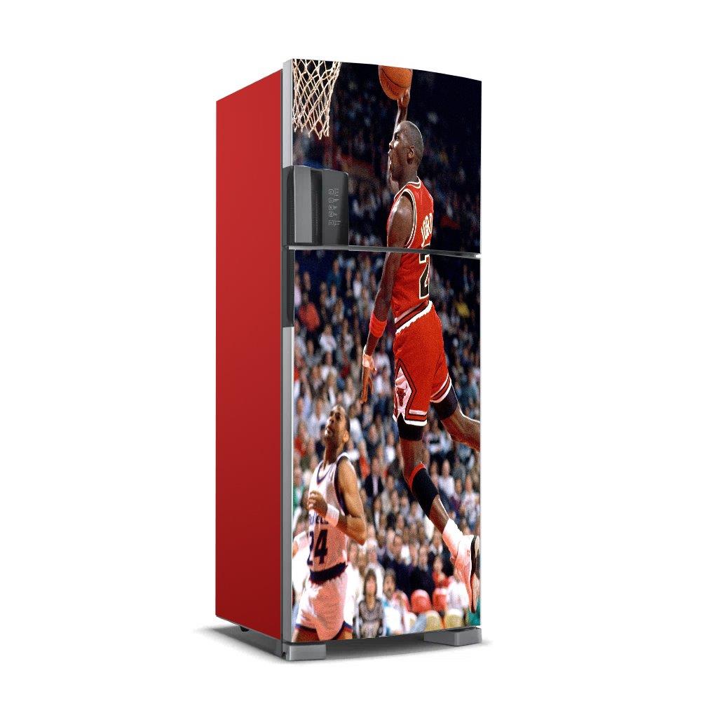 Adesivo de geladeira completo Basquete Michael Jordan