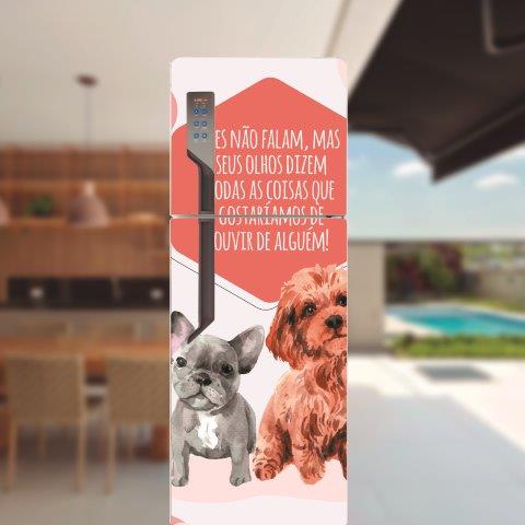 Adesivo para porta de geladeira Animais Arte Cod.10