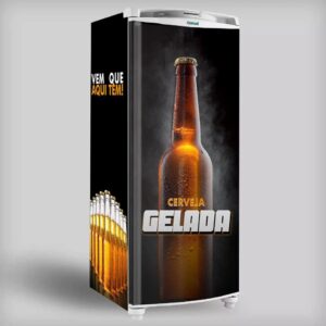 Adesivo de Geladeira Cervejas, Refri e Whisky