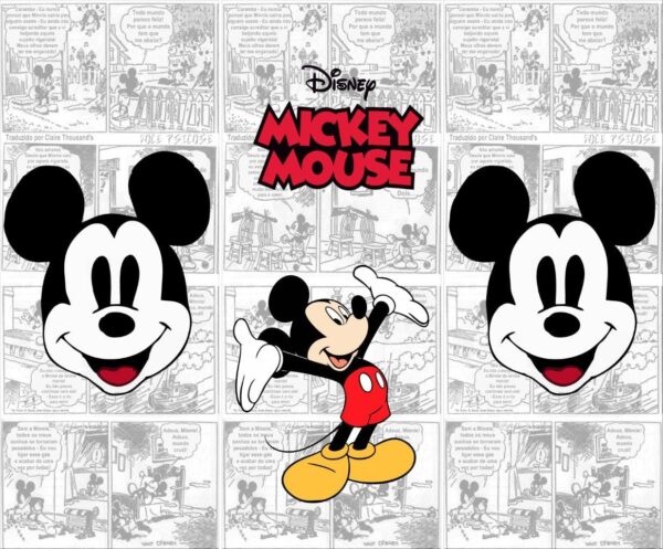 106-6.jpg Adesivo de Geladeira Mickey & Minnie