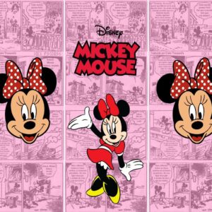 107-6.jpg Adesivo de Geladeira Mickey & Minnie