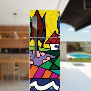 109.jpg Adesivo de Geladeira Artístico