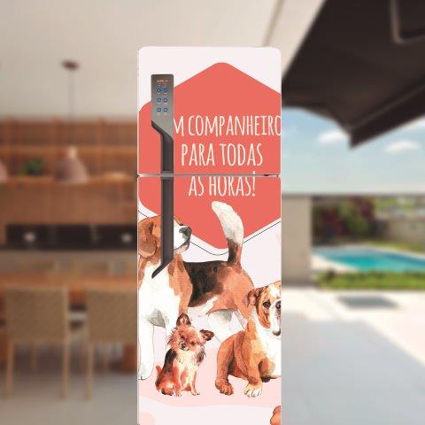Adesivo para porta de geladeira Animais Arte Cod.11
