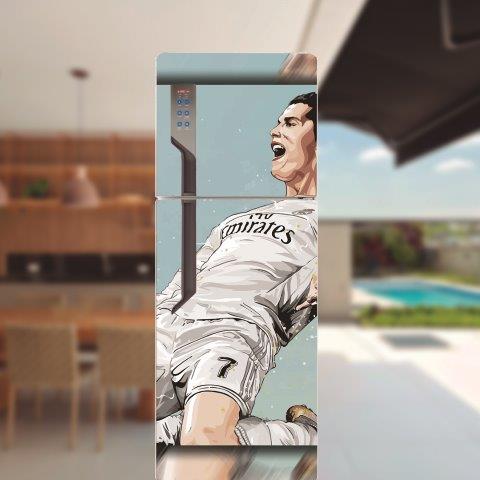 Adesivo de geladeira completo Futebol Cod.118