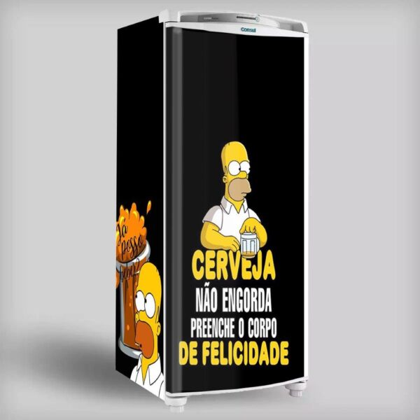 118-4.jpg Adesivo de Geladeira Cervejas, Refri e Whisky