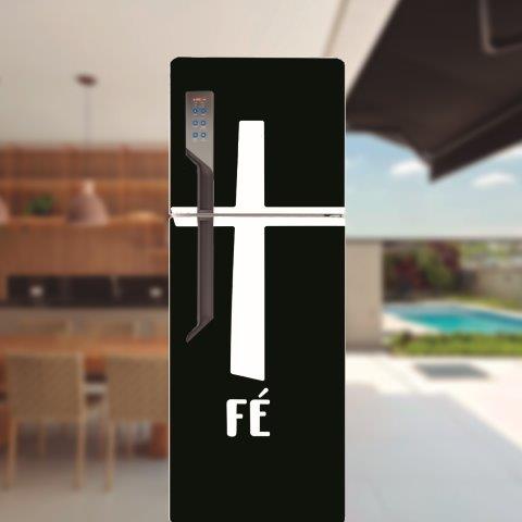 Adesivo de Geladeira Fé