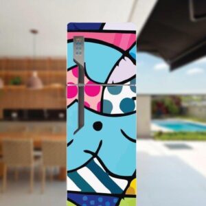 121.jpg Adesivo de Geladeira Artístico