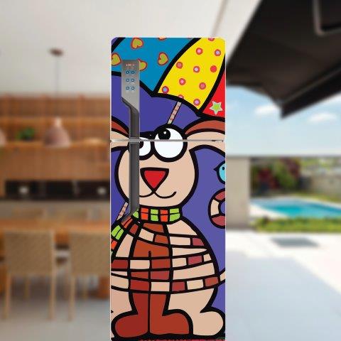 Adesivo de Geladeira Artístico