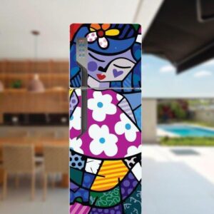 124.jpg Adesivo de Geladeira Artístico