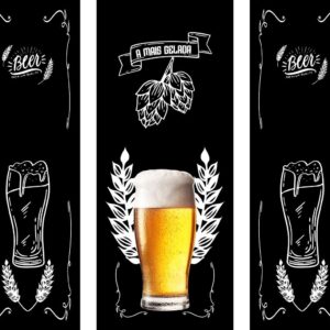 132-3.jpg Adesivo de Geladeira Cervejas, Refri e Whisky