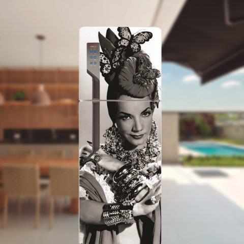 138-2.jpg Adesivo de Geladeira Carmen Miranda