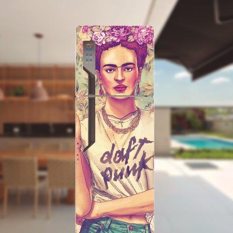 Adesivo para porta de geladeira Frida Kalo Cod.14