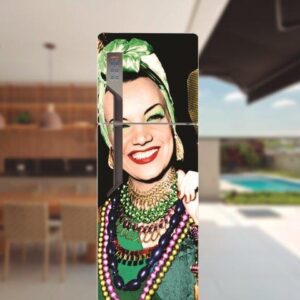 140-2.jpg Adesivo de Geladeira Carmen Miranda