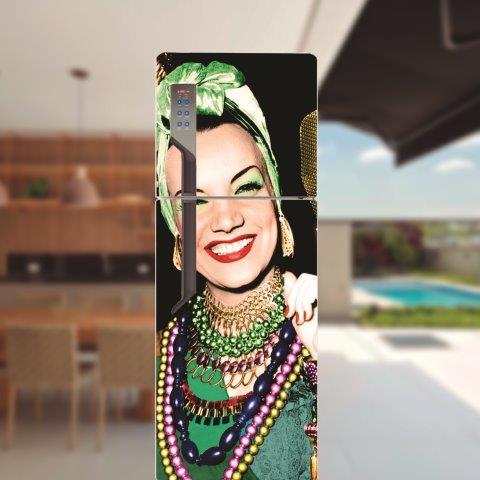 140-2.jpg Adesivo de Geladeira Carmen Miranda