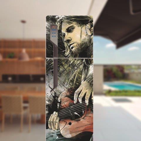 Adesivo de Geladeira Court Cobain
