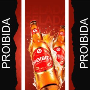 Adesivo de Geladeira Cervejas, Refri e Whisky