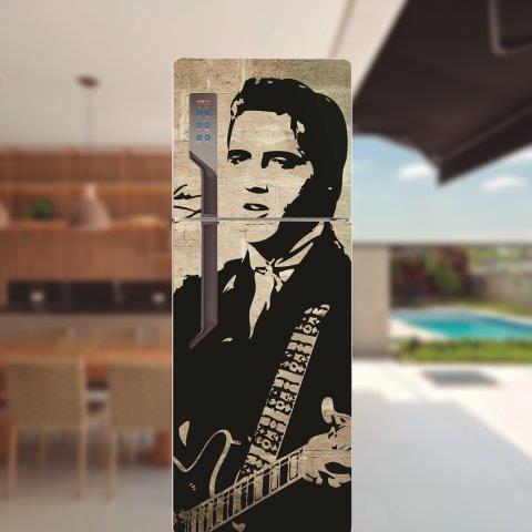 Adesivo para porta de geladeira Elvis Presley Cod.16