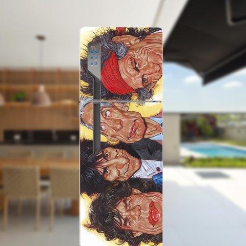Adesivo de Geladeira Rolling Stones