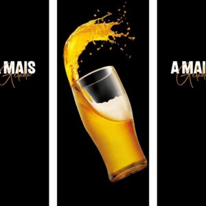 Adesivo de Geladeira Cervejas, Refri e Whisky