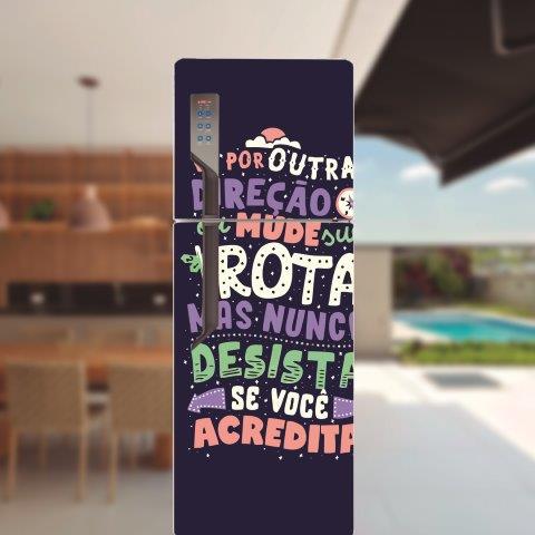 Adesivo de Geladeira Frases