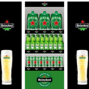 Adesivo de Geladeira Cervejas, Refri e Whisky