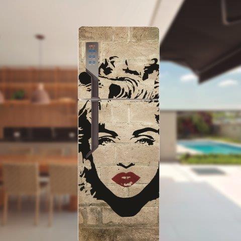 Adesivo para porta de geladeira Madonna Cod.18