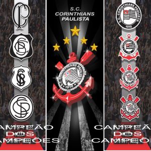 Adesivo de geladeira completo Times & Craques