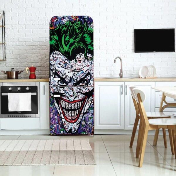 185.jpg Adesivo de Geladeira Coringa Faces