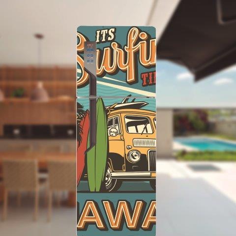 Adesivo de Geladeira Carros Cartaz