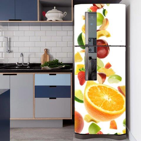 Adesivo para porta de geladeira Frutas Cod.2