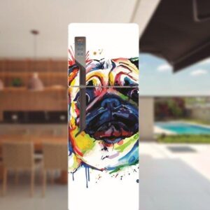 Adesivo de Geladeira Animais Arte