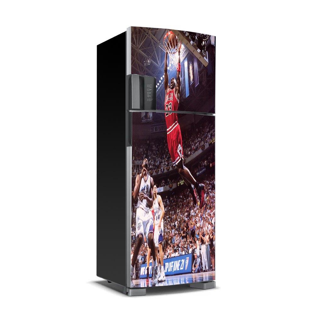 Adesivo de geladeira completo Basquete Michael Jordan