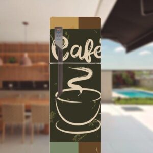 Adesivo de Geladeira Cafeteria