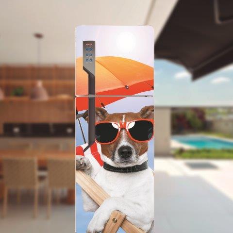 Adesivo para porta de geladeira Cachorro Cod.20
