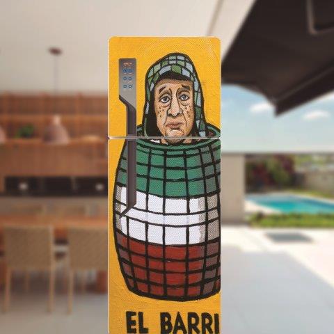 Adesivo para porta de geladeira Chaves Cod.20