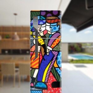 Adesivo de Geladeira Artístico