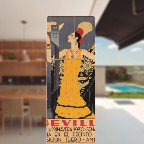 Adesivo de Geladeira Sevilha