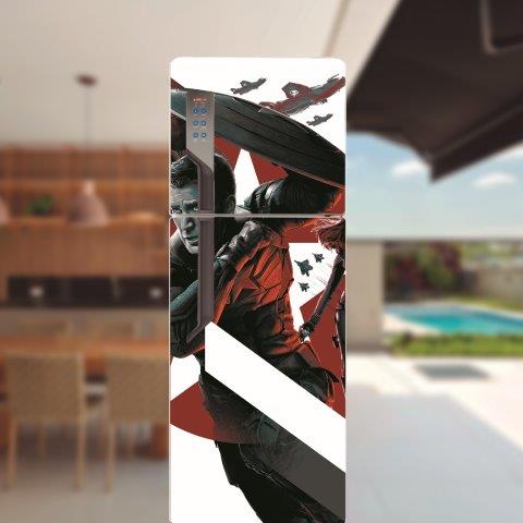 Adesivo para porta de geladeira Comics Cod.22