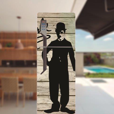 Adesivo para porta de geladeira Chaplin Cod.23
