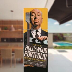Adesivo de Geladeira Alfred Hitchcock
